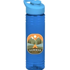 Halcyon Water Bottle with Flip Carry Lid - 24 oz - Full Color