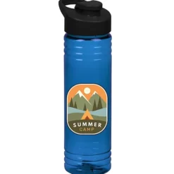 Halcyon Water Bottle with Flip Carry Lid - 24 oz - Full Color