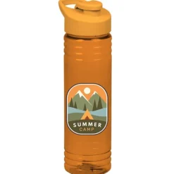 Halcyon Water Bottle with Flip Carry Lid - 24 oz - Full Color