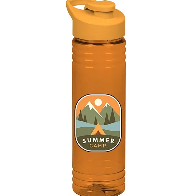 Halcyon Water Bottle with Flip Carry Lid - 24 oz - Full Color