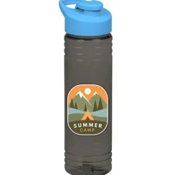 Halcyon Water Bottle with Flip Carry Lid - 24 oz - Full Color
