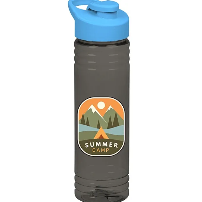 Halcyon Water Bottle with Flip Carry Lid - 24 oz - Full Color