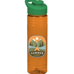 Halcyon Water Bottle with Flip Carry Lid - 24 oz - Full Color
