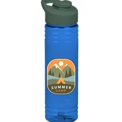 Halcyon Water Bottle with Flip Carry Lid - 24 oz - Full Color