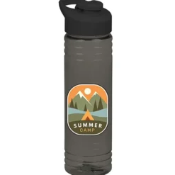Halcyon Water Bottle with Flip Carry Lid - 24 oz - Full Color