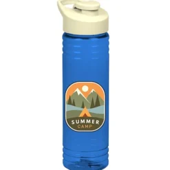 Halcyon Water Bottle with Flip Carry Lid - 24 oz - Full Color