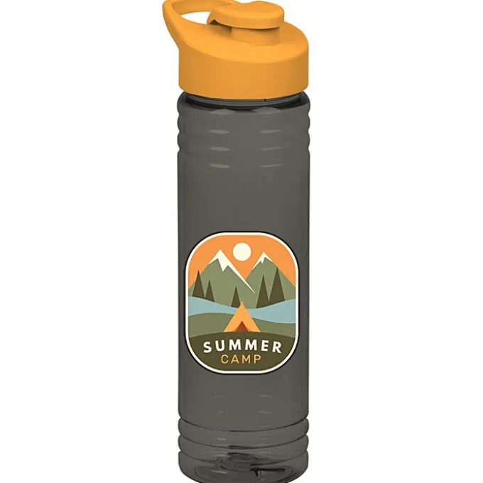 Halcyon Water Bottle with Flip Carry Lid - 24 oz - Full Color