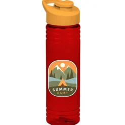 Halcyon Water Bottle with Flip Carry Lid - 24 oz - Full Color