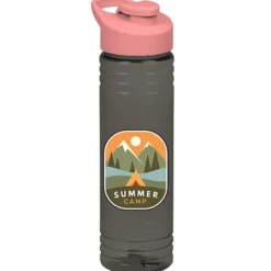 Halcyon Water Bottle with Flip Carry Lid - 24 oz - Full Color
