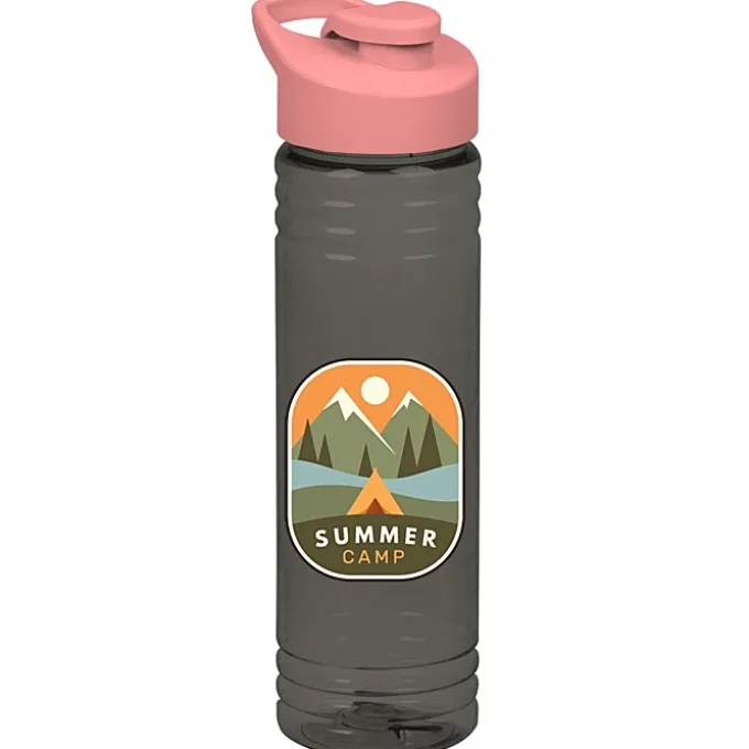 Halcyon Water Bottle with Flip Carry Lid - 24 oz - Full Color
