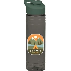 Halcyon Water Bottle with Flip Carry Lid - 24 oz - Full Color