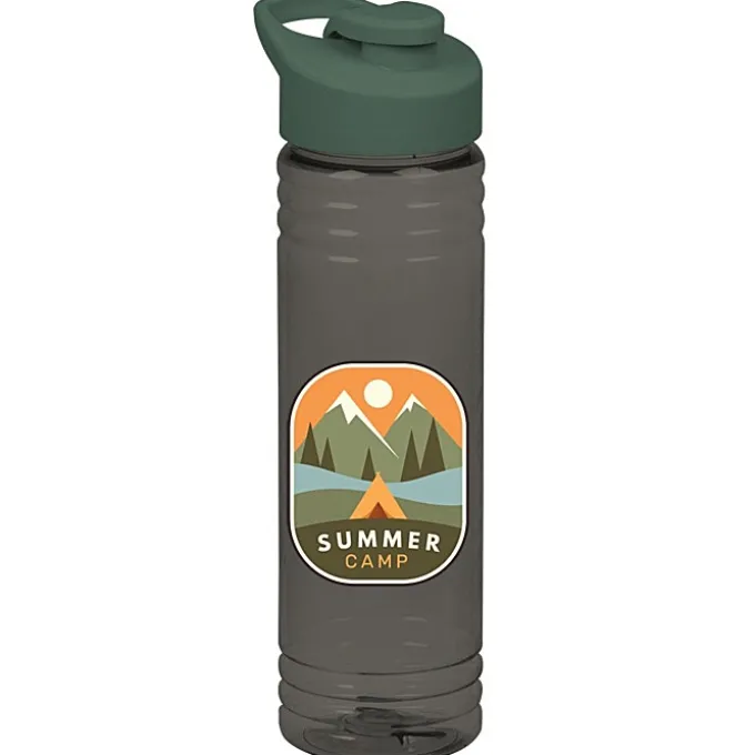 Halcyon Water Bottle with Flip Carry Lid - 24 oz - Full Color