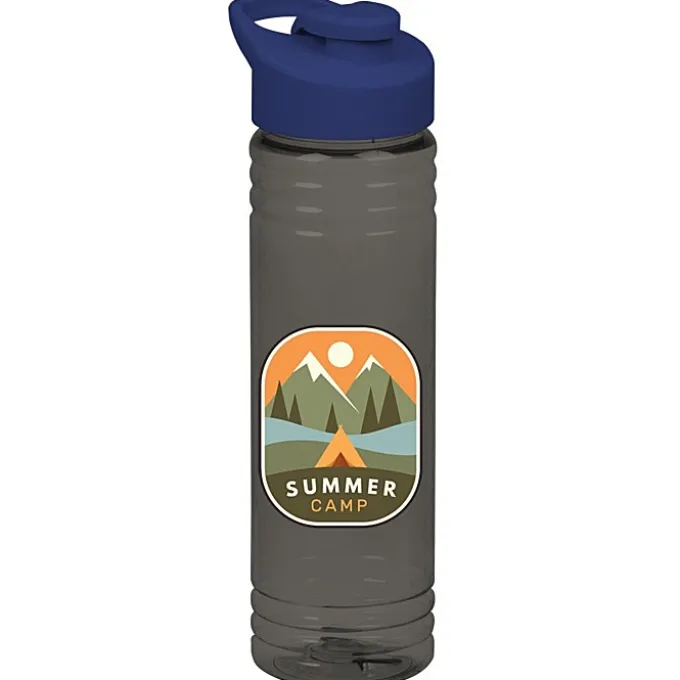 Halcyon Water Bottle with Flip Carry Lid - 24 oz - Full Color