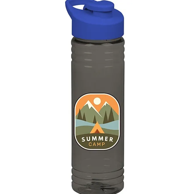 Halcyon Water Bottle with Flip Carry Lid - 24 oz - Full Color