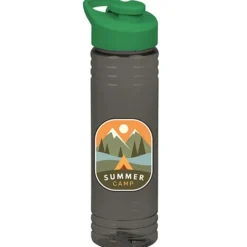 Halcyon Water Bottle with Flip Carry Lid - 24 oz - Full Color
