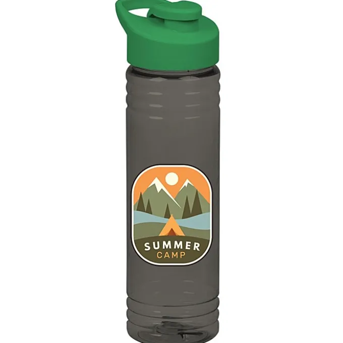 Halcyon Water Bottle with Flip Carry Lid - 24 oz - Full Color