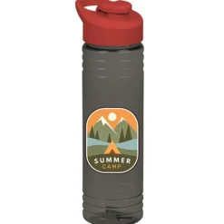 Halcyon Water Bottle with Flip Carry Lid - 24 oz - Full Color