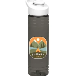 Halcyon Water Bottle with Flip Carry Lid - 24 oz - Full Color