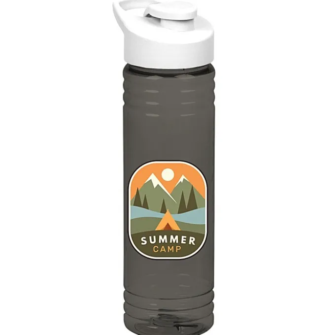 Halcyon Water Bottle with Flip Carry Lid - 24 oz - Full Color