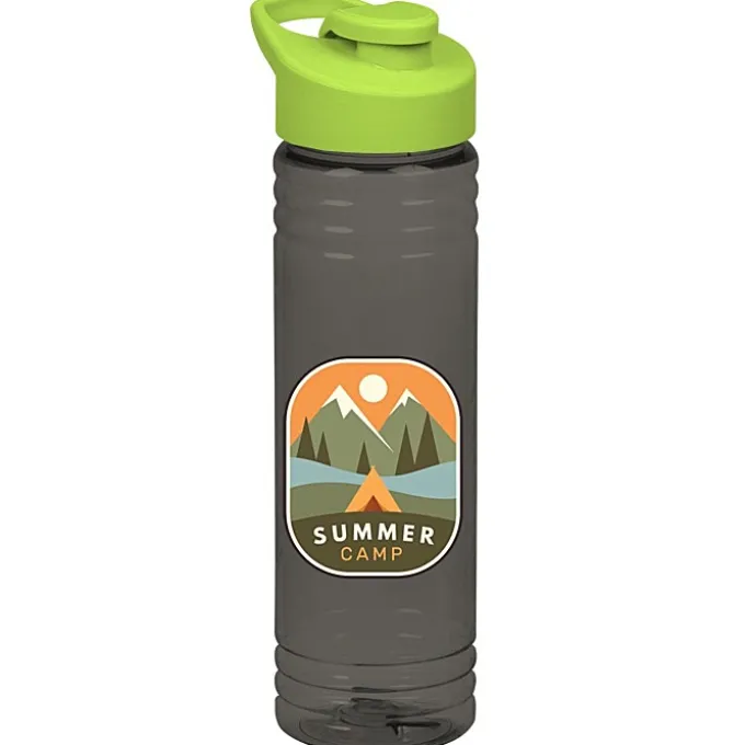 Halcyon Water Bottle with Flip Carry Lid - 24 oz - Full Color