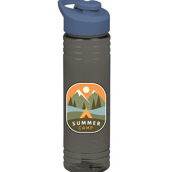 Halcyon Water Bottle with Flip Carry Lid - 24 oz - Full Color