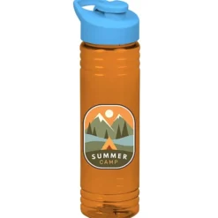 Halcyon Water Bottle with Flip Carry Lid - 24 oz - Full Color