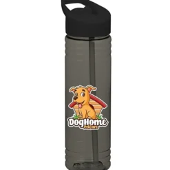 Halcyon Water Bottle with Flip Straw Lid - 24 oz - Full Color