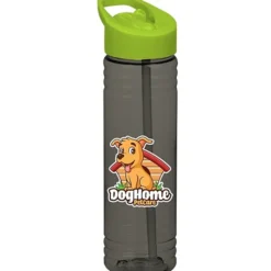 Halcyon Water Bottle with Flip Straw Lid - 24 oz - Full Color