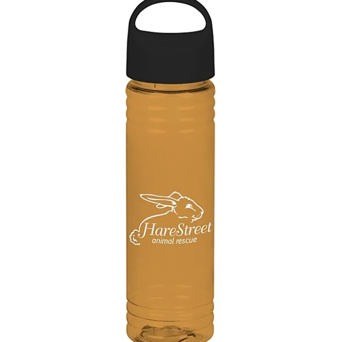 Halcyon Water Bottle with Oval Crest Lid - 24 oz