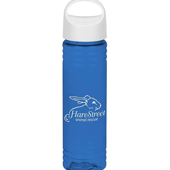 Halcyon Water Bottle with Oval Crest Lid - 24 oz