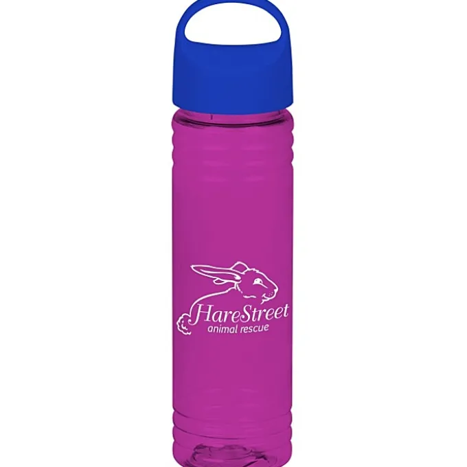 Halcyon Water Bottle with Oval Crest Lid - 24 oz