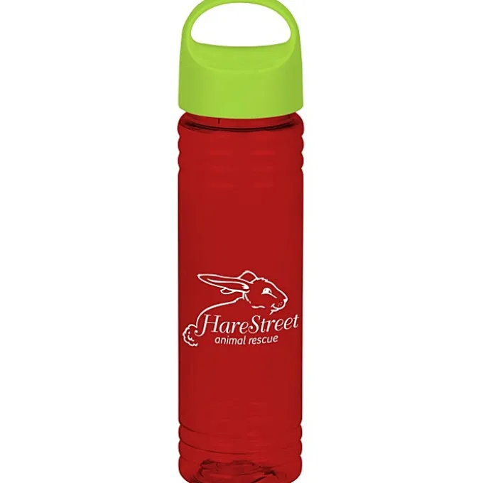Halcyon Water Bottle with Oval Crest Lid - 24 oz