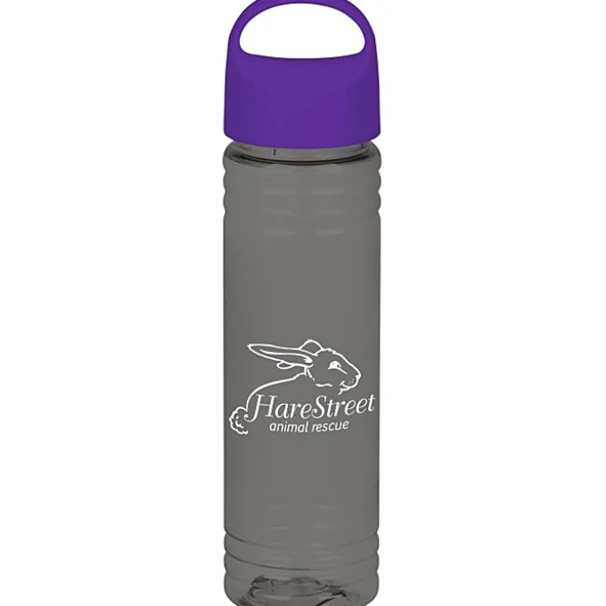Halcyon Water Bottle with Oval Crest Lid - 24 oz