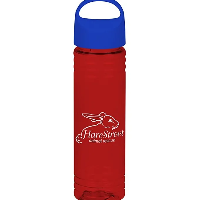 Halcyon Water Bottle with Oval Crest Lid - 24 oz