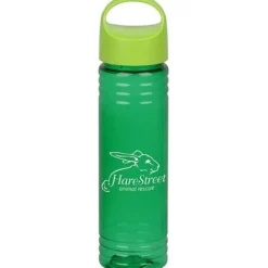 Halcyon Water Bottle with Oval Crest Lid - 24 oz