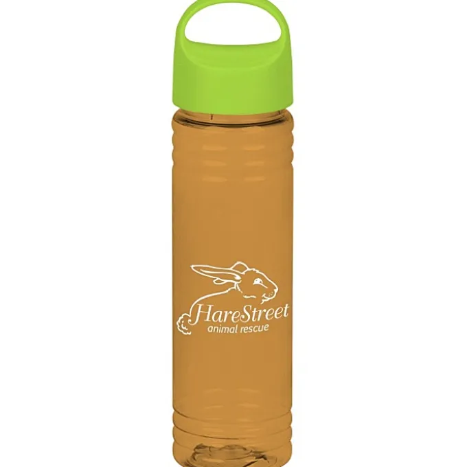 Halcyon Water Bottle with Oval Crest Lid - 24 oz