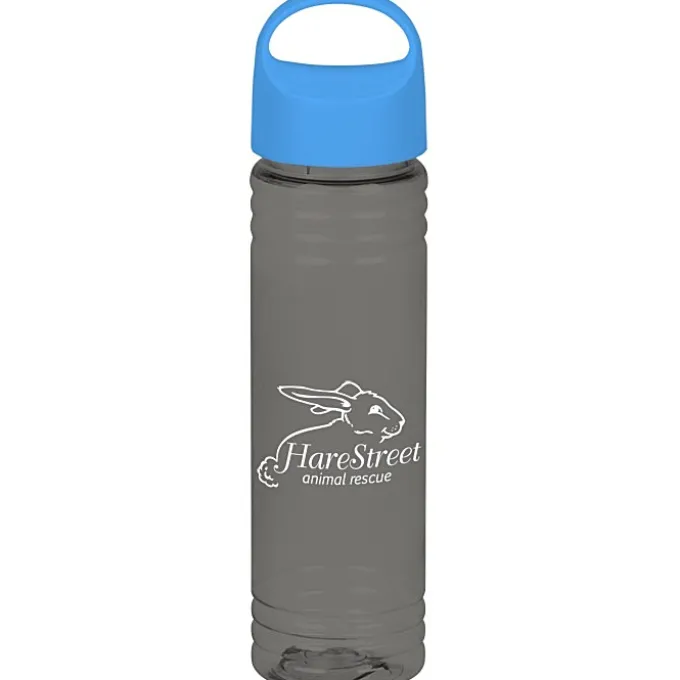 Halcyon Water Bottle with Oval Crest Lid - 24 oz