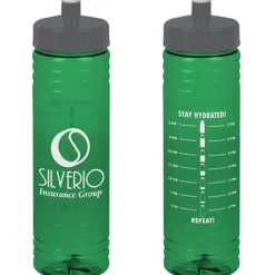 Halcyon Water Bottle with Stay Hydrated Graphics - 24 oz