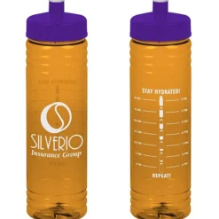 Halcyon Water Bottle with Stay Hydrated Graphics - 24 oz