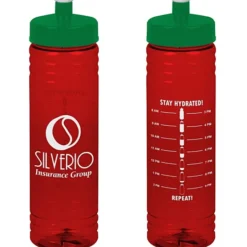 Halcyon Water Bottle with Stay Hydrated Graphics - 24 oz