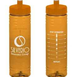 Halcyon Water Bottle with Stay Hydrated Graphics - 24 oz