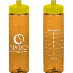 Halcyon Water Bottle with Stay Hydrated Graphics - 24 oz