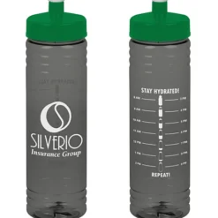 Halcyon Water Bottle with Stay Hydrated Graphics - 24 oz