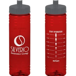 Halcyon Water Bottle with Stay Hydrated Graphics - 24 oz