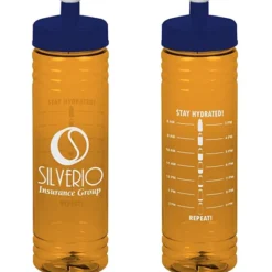 Halcyon Water Bottle with Stay Hydrated Graphics - 24 oz