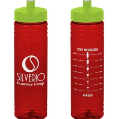 Halcyon Water Bottle with Stay Hydrated Graphics - 24 oz
