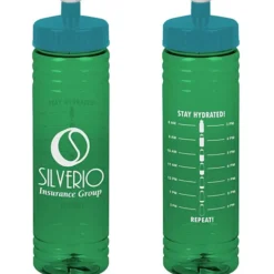 Halcyon Water Bottle with Stay Hydrated Graphics - 24 oz