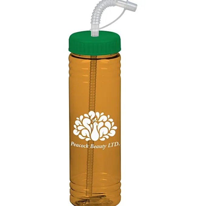 Halcyon Water Bottle with Straw Lid - 24 oz