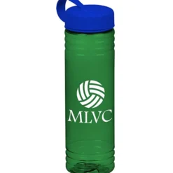 Halcyon Water Bottle with Tethered Lid - 24 oz