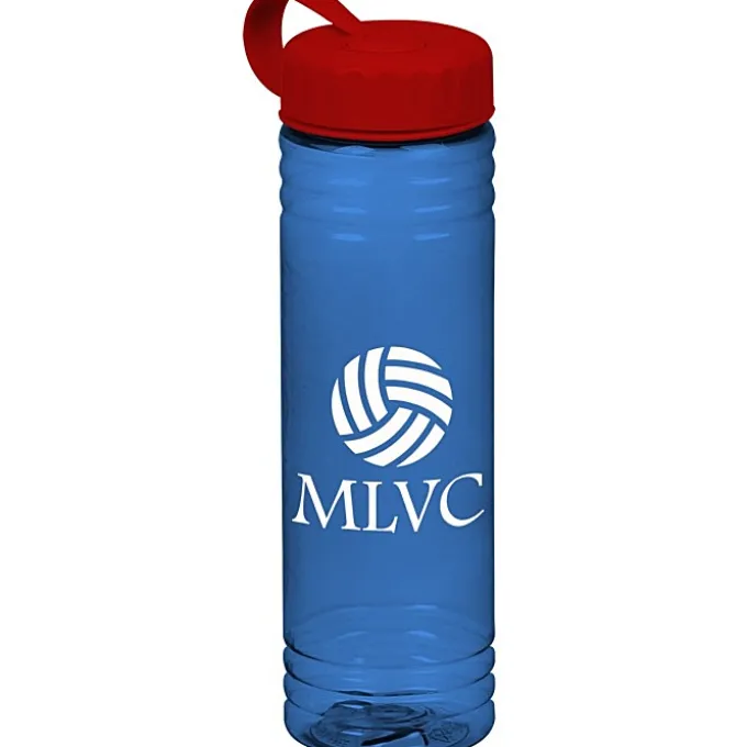 Halcyon Water Bottle with Tethered Lid - 24 oz